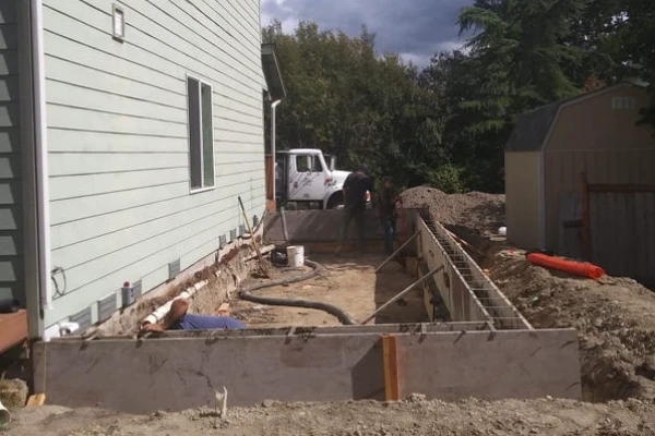 Retaining Wall Installation